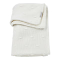 Babyteppe Knots Teddy strikk 75x100 cm Meyco Baby forfra