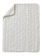 Babyteppe måne og stjerner med teddyfleece 75x100 cm bakside