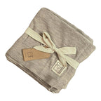 Babyteppe i merinoull 80x100 cm - Kaiser i lys beige melange
