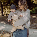 Babyteppe i merinoull-teddy 75x95 cm fra emma & noah montert i barnerom