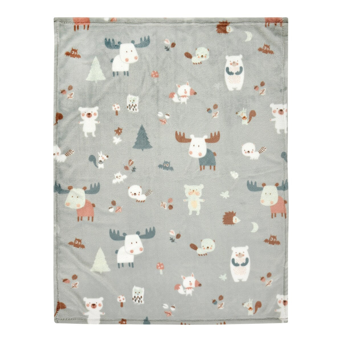 Nærbilde av stoffet på babyteppe mikrofiber med UV-beskyttelse 50+