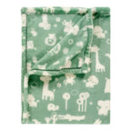 Babyteppe mikrofiber med UV-beskyttelse 50+ kantdetalj