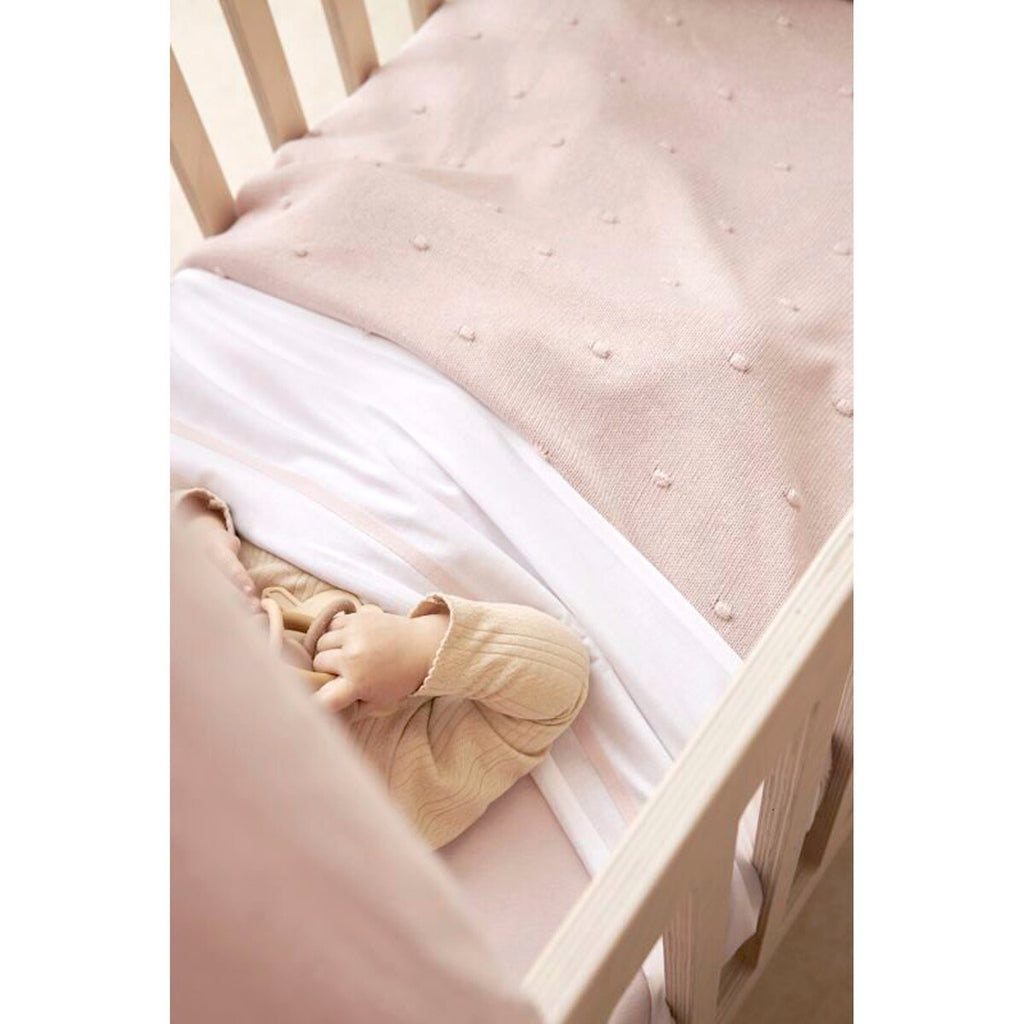 Babyteppe Mini Knots 75x100 cm 1.0 TOG bomull grovstrikk - Meyco Baby