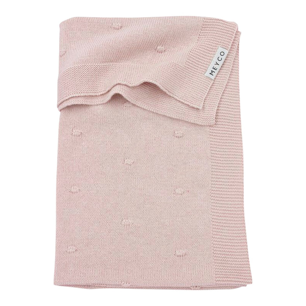 Babyteppe Mini Knots 75x100 cm 1.0 TOG bomull grovstrikk - Meyco Baby