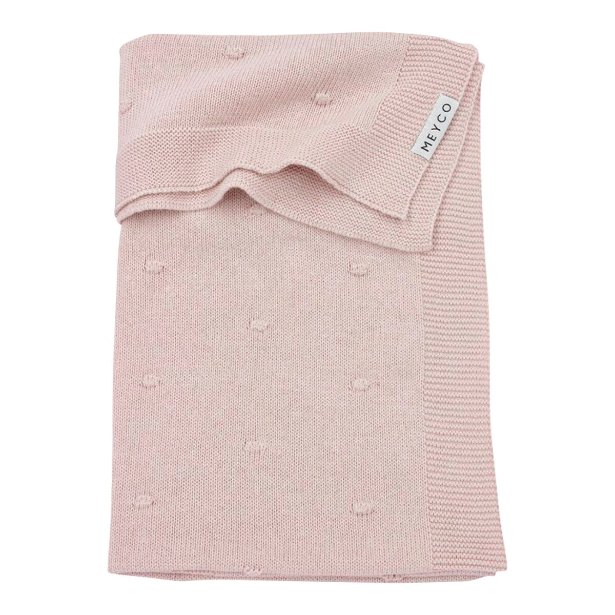 Babyteppe Mini Knots 75x100 cm 1.0 TOG bomull grovstrikk - Meyco Baby
