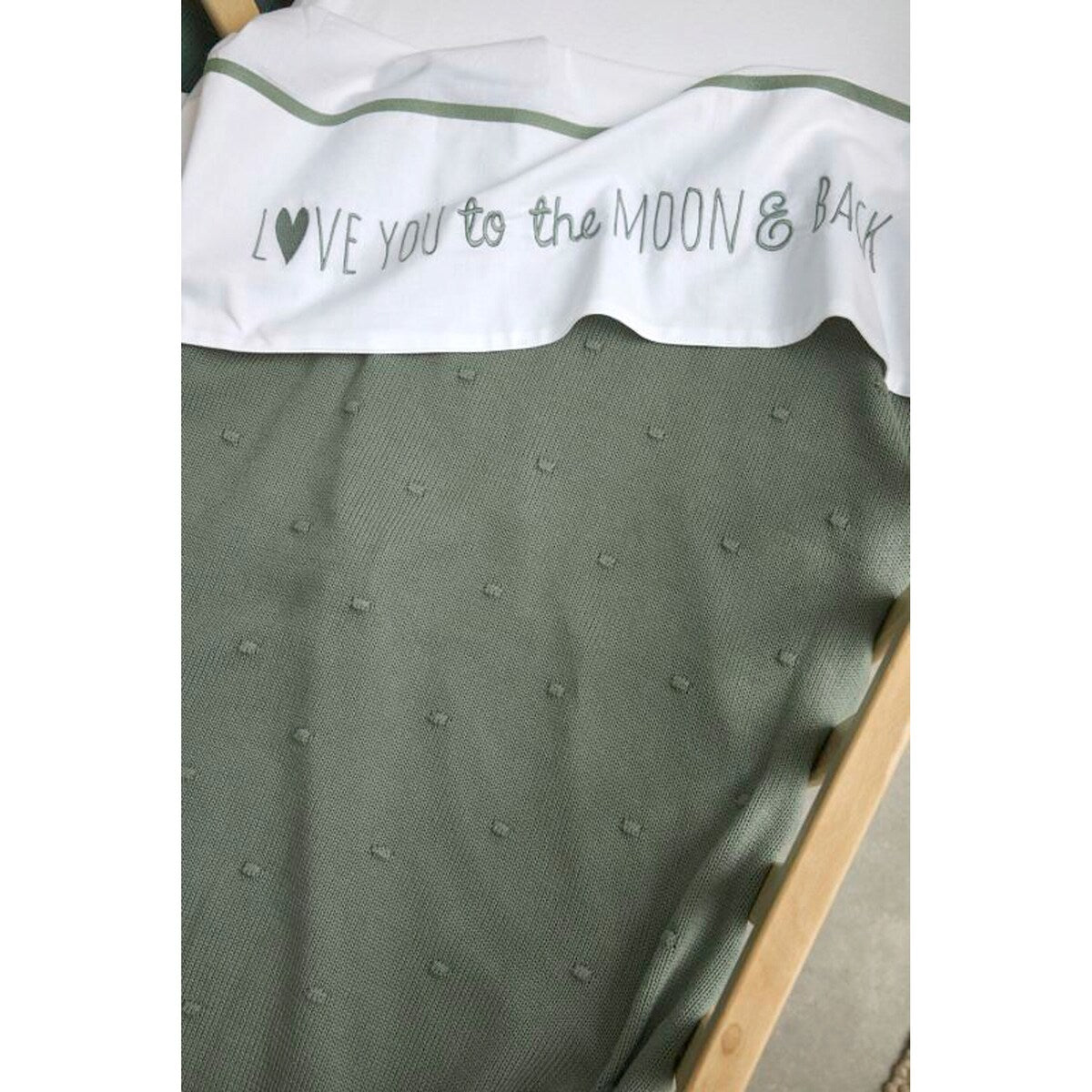 Babyteppe Mini Knots 75x100 cm 1.0 TOG bomull grovstrikk - Meyco Baby