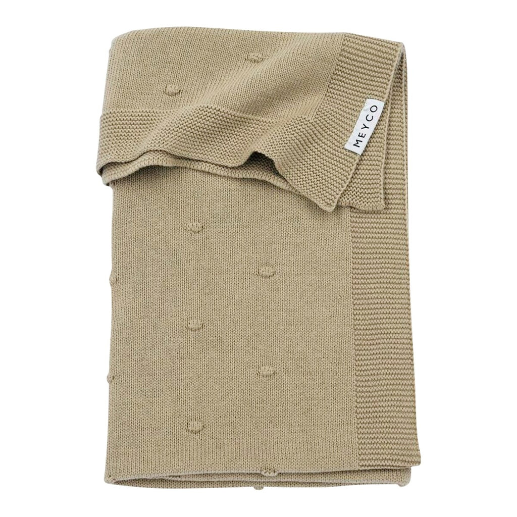 Babyteppe Mini Knots 75x100 cm 1.0 TOG bomull grovstrikk forfra