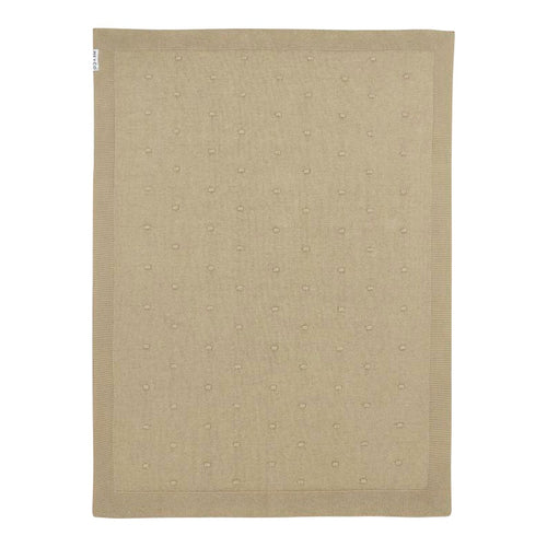 Babyteppe Mini Knots 75x100 cm 1.0 TOG bomull grovstrikk bakside