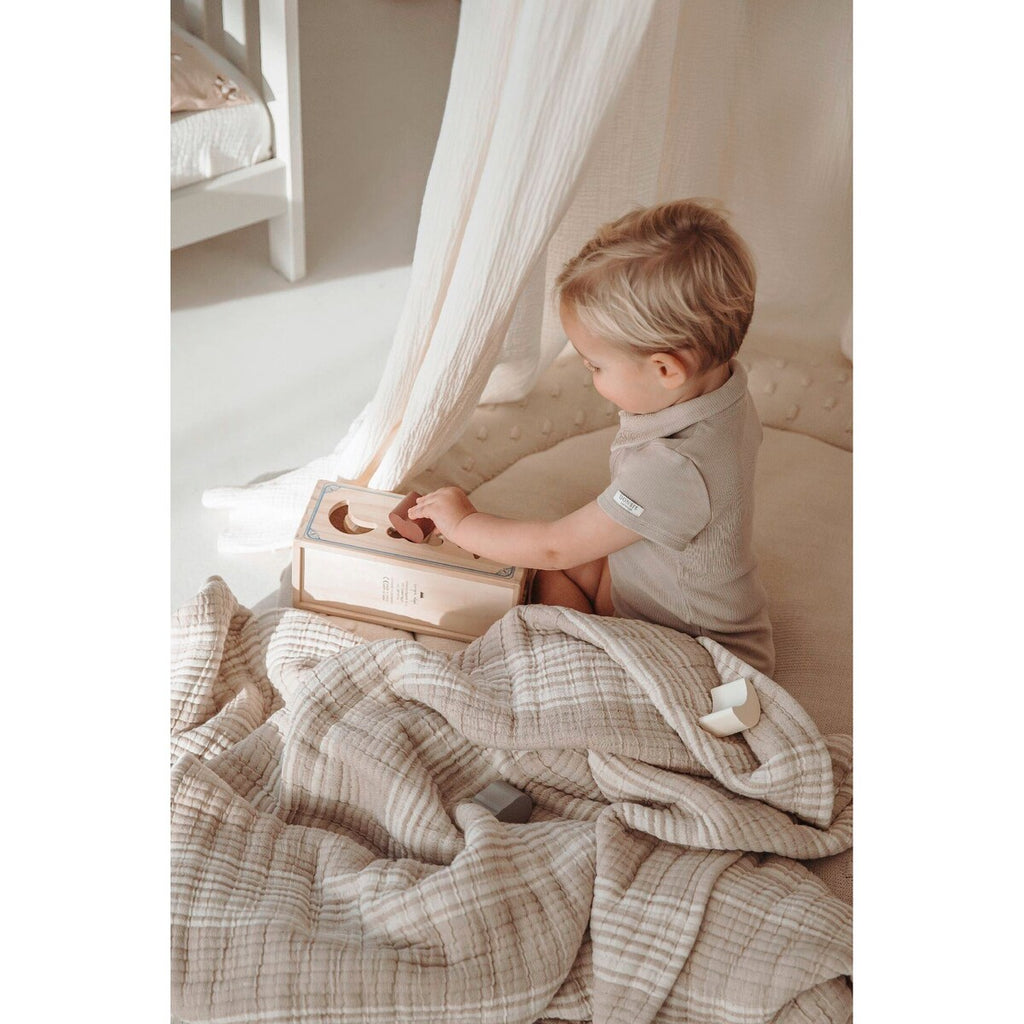 Babyteppe musselin bomull 75x100 cm 1.5 TOG - Meyco Baby