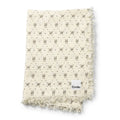 Babyteppe myk bomull 75x100 cm Monogram Oeko-Tex forfra