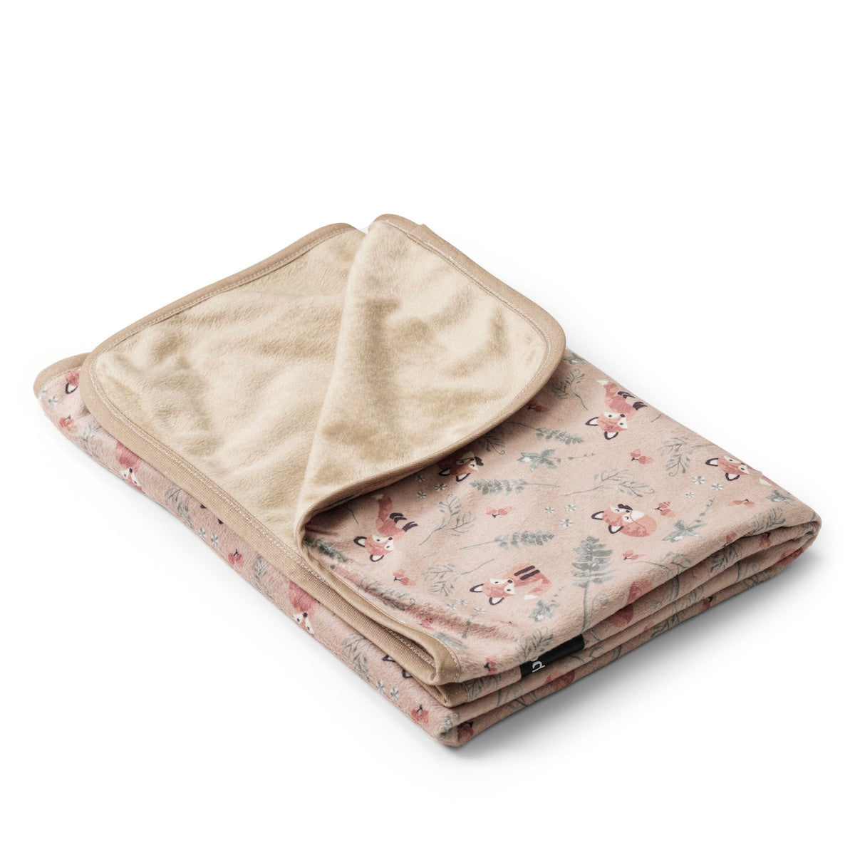 Nærbilde av Babyteppe Pearl Velvet 75x100 cm Nordic Woodland tekstur