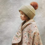 Babyteppe Pearl Velvet 75x100 cm Nordic Woodland montert i barnevogn