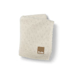 Babyteppe pointelle 75x100 cm Creamy White akryl forfra