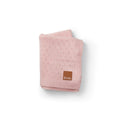 Babyteppe pointelle Misty Pink forfra