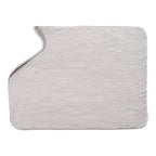 Babyteppe Signature 75x100 cm bomull og teddystoff sammenrullet