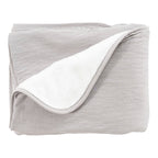 Babyteppe Signature 75x100 cm bomull og teddystoff foldet