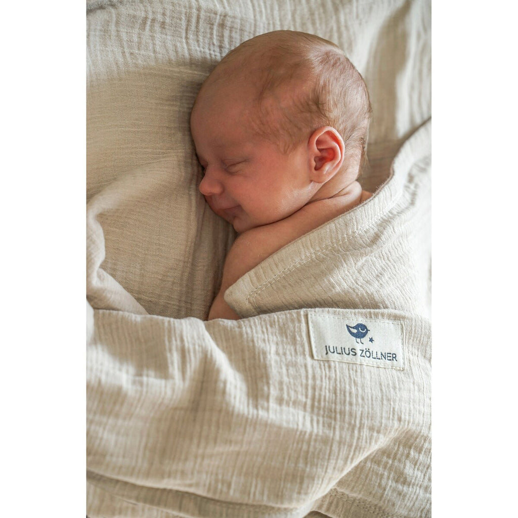 Babyteppe Terra i musselin 70x100 cm bomull - Julius Zöllner
