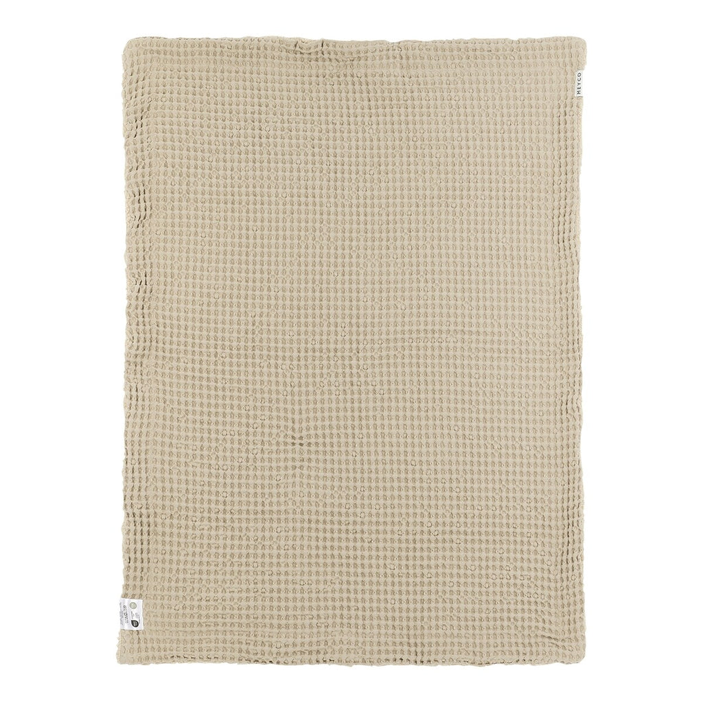 Babyteppe vinter vaffelpiqué 75x100 cm TOG 2.0 bakside med teddyfleece