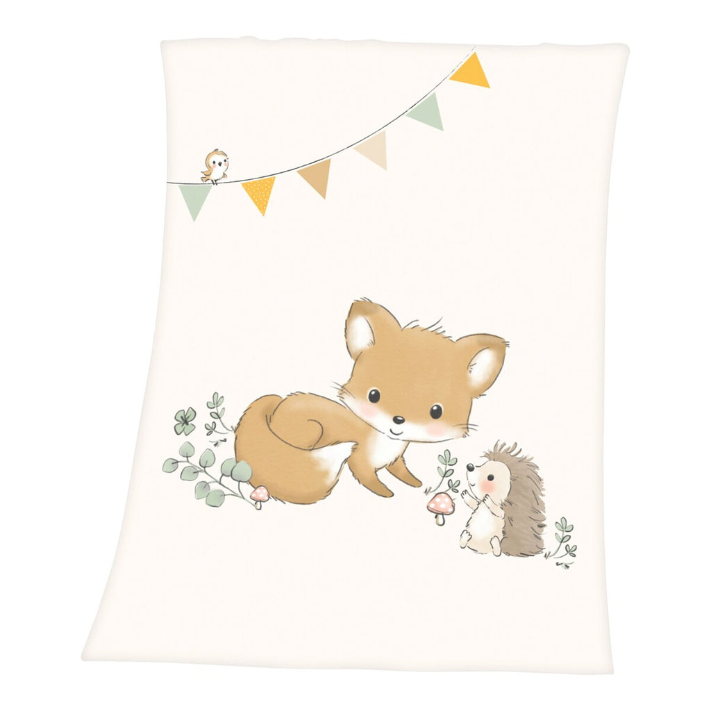 Babyteppe Waldfreunde 75x100 cm med dyremotiv forside