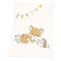 Babyteppe Waldfreunde 75x100 cm med dyremotiv forside