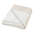 Babyteppe Winter jersey og plysj 70x100 cm forfra