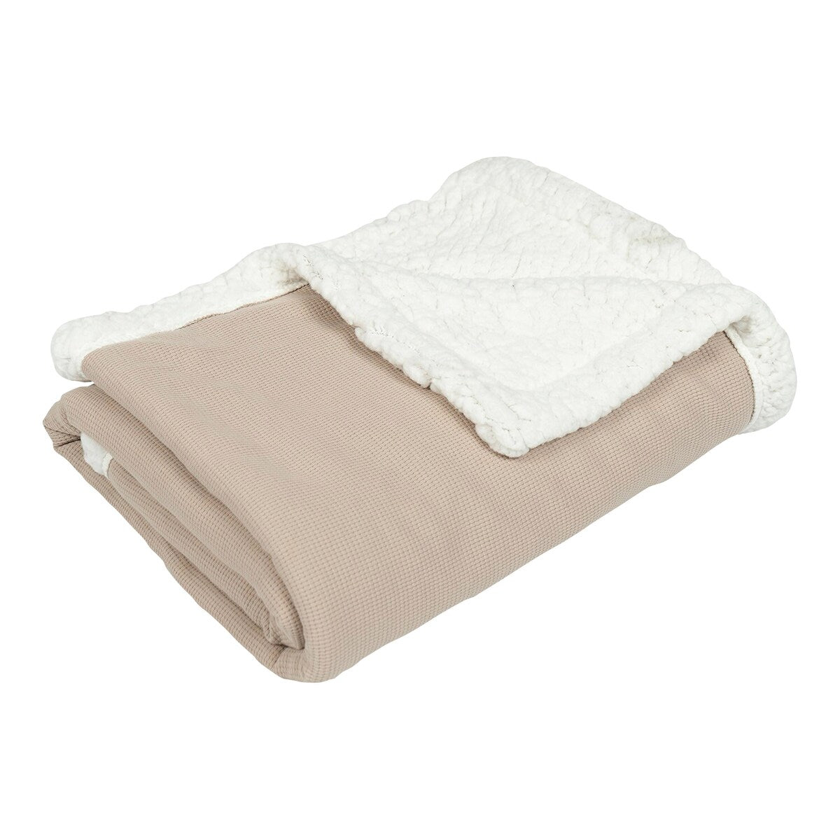 Babyteppe Winter Teddy 70x100 cm bomull og fleece - Ullenboom