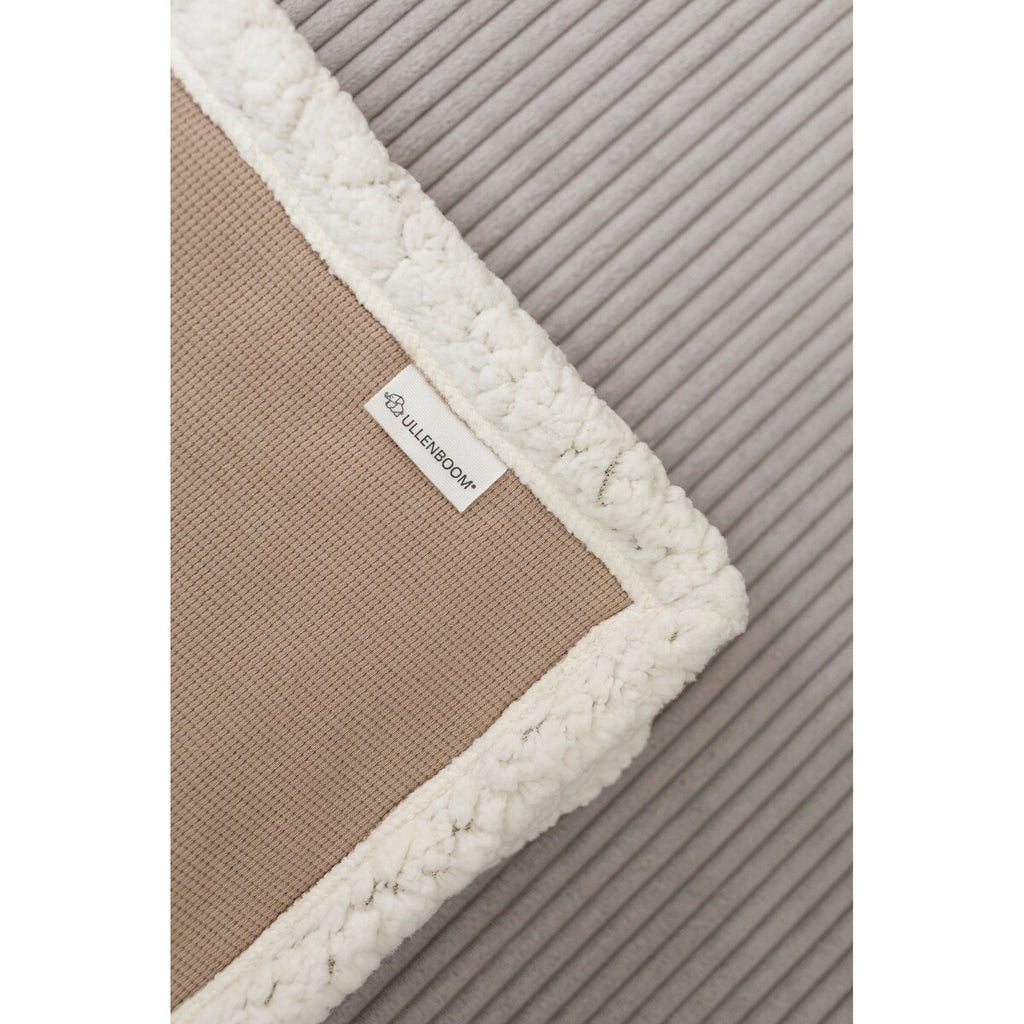 Babyteppe Winter Teddy 70x100 cm bomull og fleece - Ullenboom