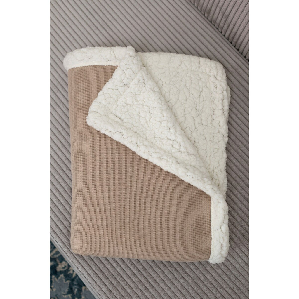 Babyteppe Winter Teddy 70x100 cm bomull og fleece - Ullenboom