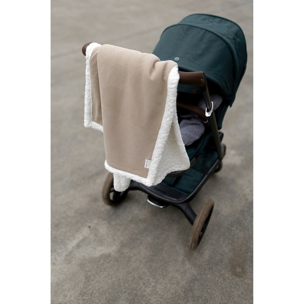 Babyteppe Winter Teddy 70x100 cm bomull og fleece - Ullenboom