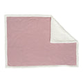 Babyteppe Winter Teddy 70x100 cm bomull og fleece forfra