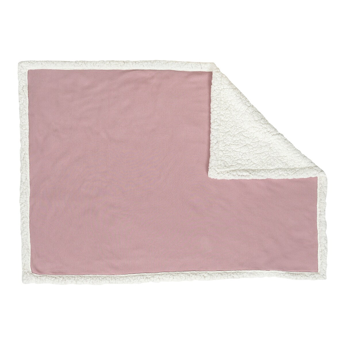 Babyteppe Winter Teddy 70x100 cm bomull og fleece forfra