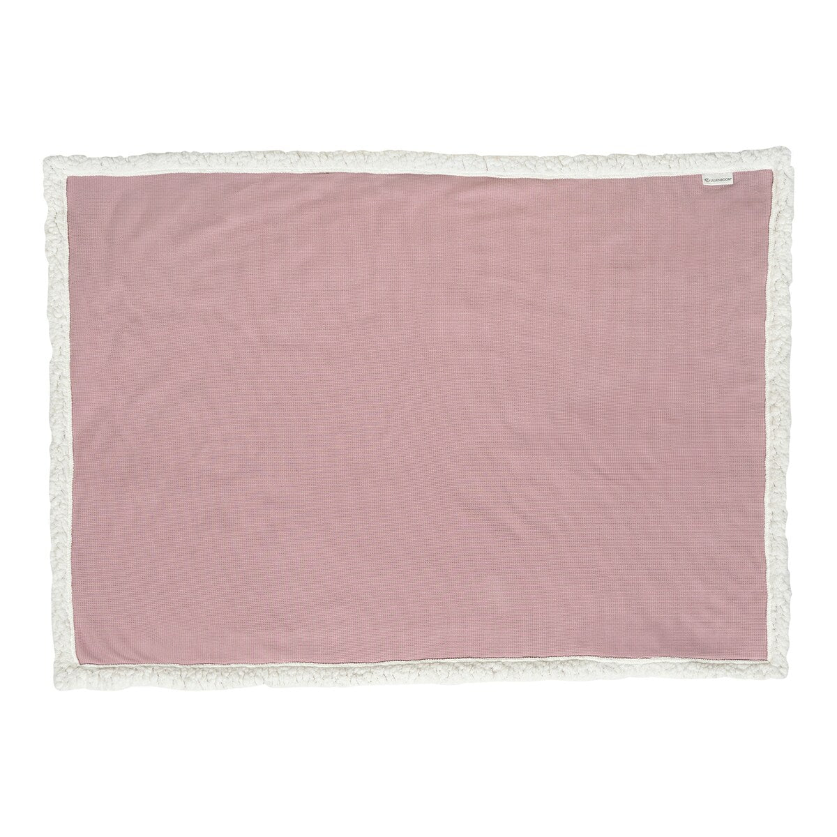 Babyteppe Winter Teddy 70x100 cm bomull og fleece detalj av stoff