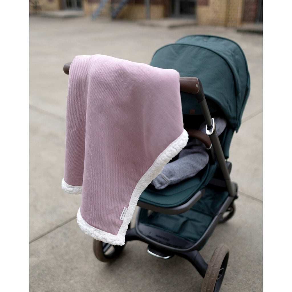 Babyteppe Winter Teddy 70x100 cm bomull og fleece - Ullenboom