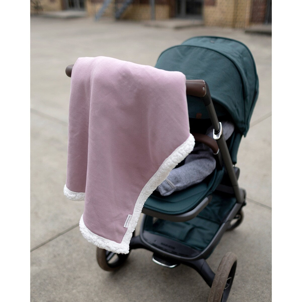 Babyteppe Winter Teddy 70x100 cm bomull og fleece - Ullenboom