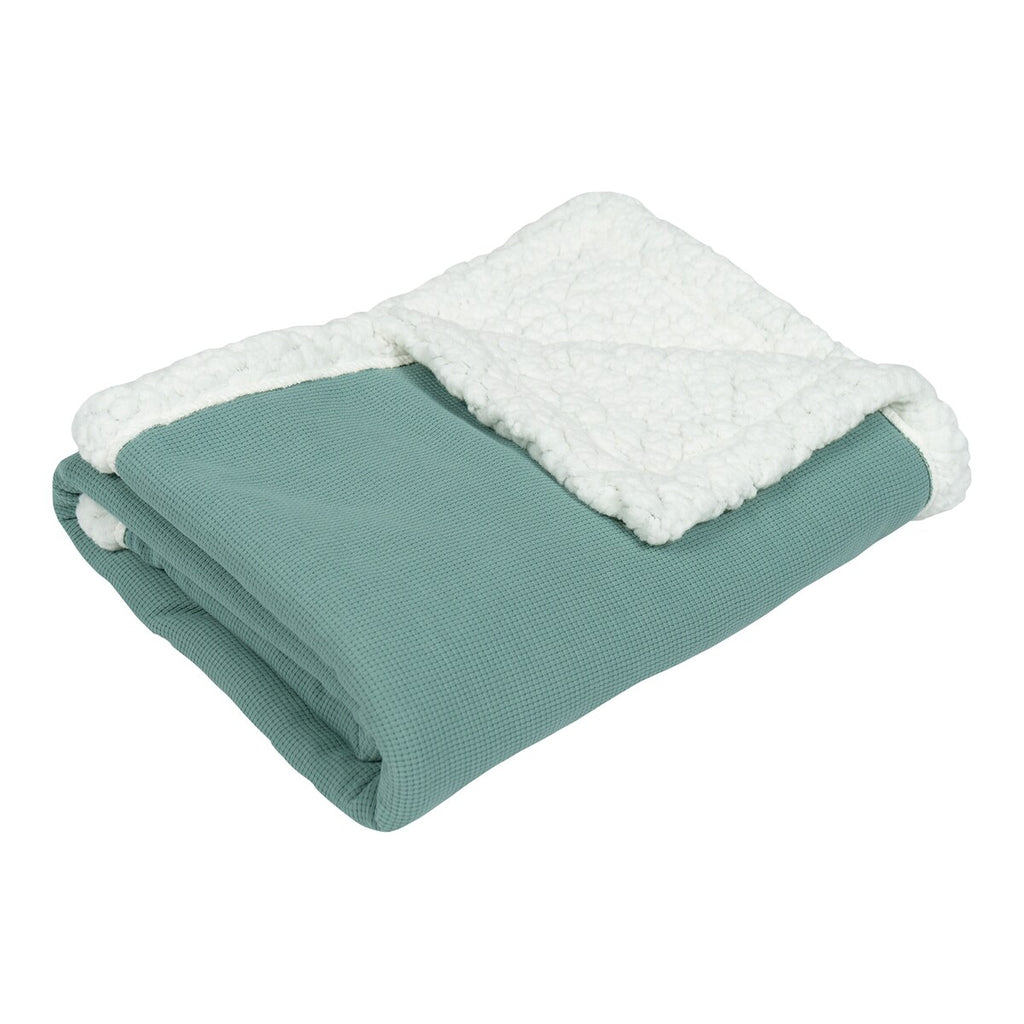 Babyteppe Winter Teddy 70x100 cm bomull og fleece - Ullenboom