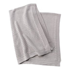 Babyteppesett med kanin gripering 80x100 cm bomull - BORNINO HOME