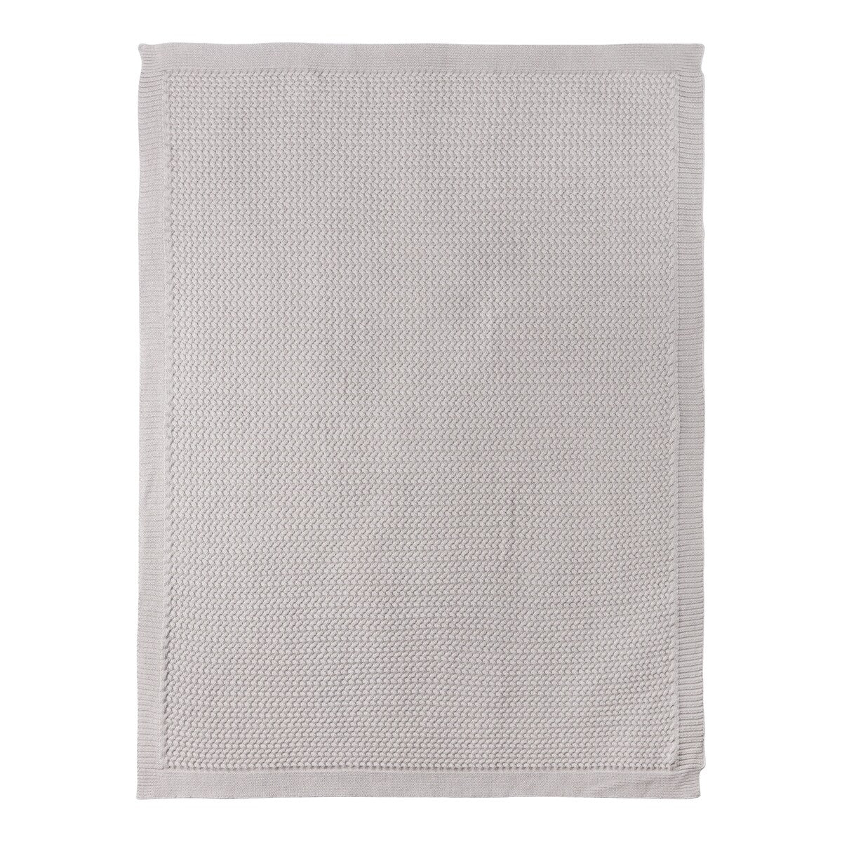Babyteppesett med kanin gripering 80x100 cm bomull - BORNINO HOME