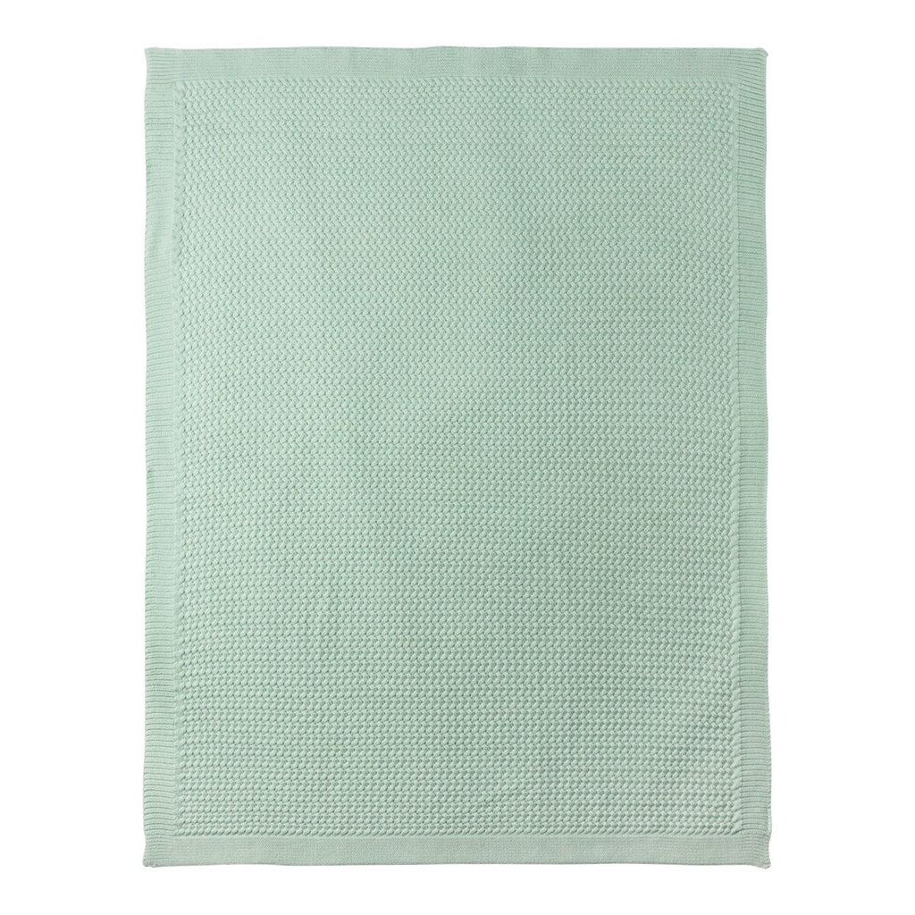 Babyteppesett med kanin gripering 80x100 cm bomull - BORNINO HOME