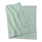 Babyteppesett med kanin gripering 80x100 cm bomull - BORNINO HOME