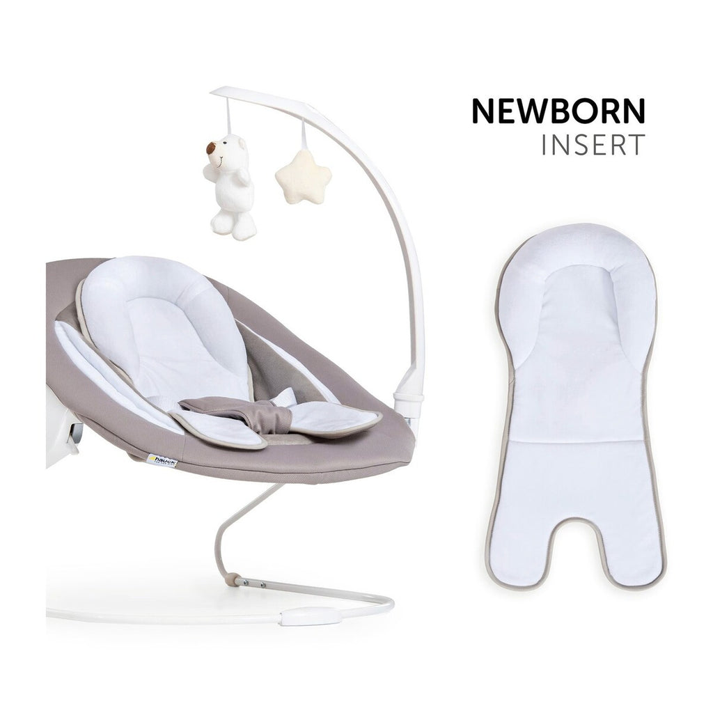 Babyvipp Alpha Bouncer 2in1 Deluxe i bruk med baby