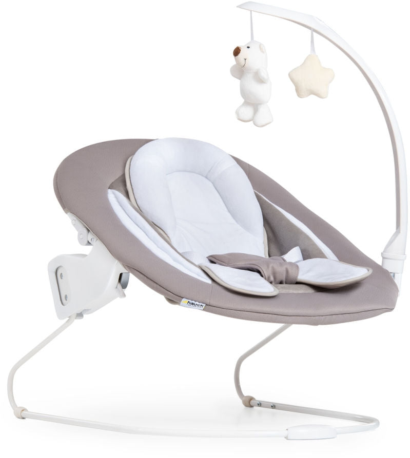 Babyvipp Alpha Bouncer Deluxe sand forfra