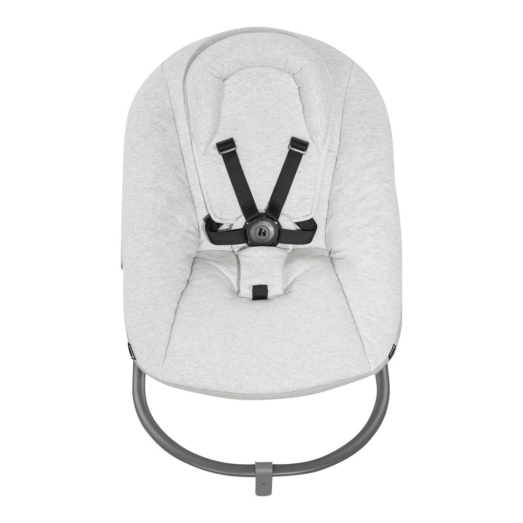 Detalj av polstret sete på Babyvipp Bouncer Premium for Alpha og Beta