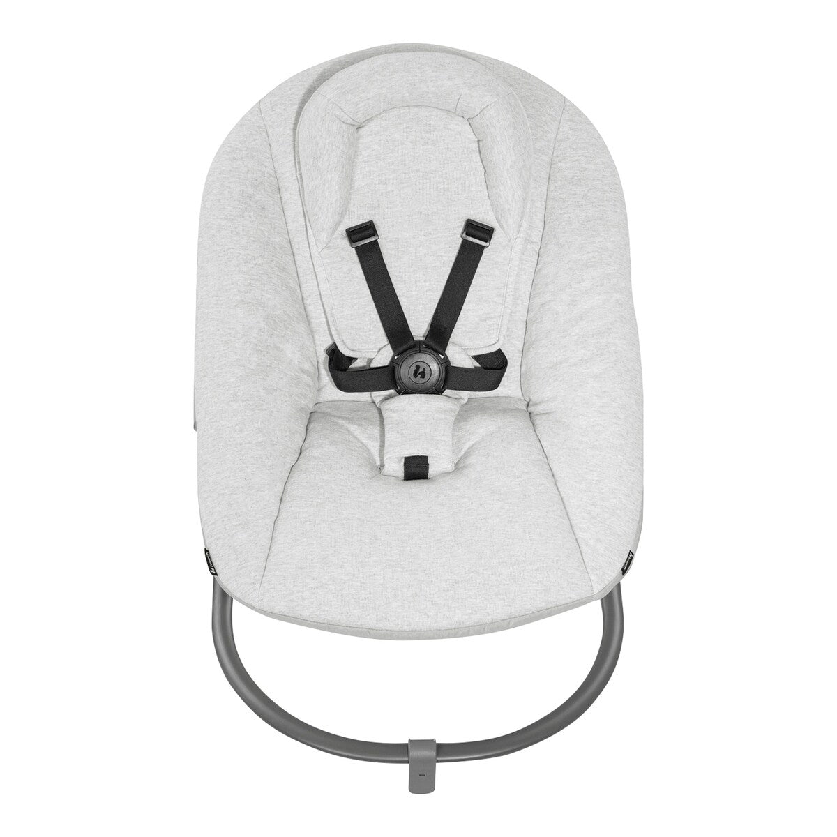 Detalj av polstret sete på Babyvipp Bouncer Premium for Alpha og Beta