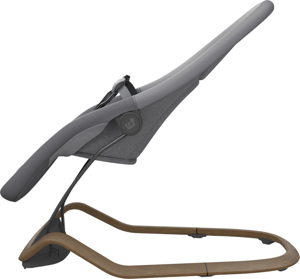 Nærbilde av 3D-strikkstoff på Babyvipp Dove Pro Elegance Graphite