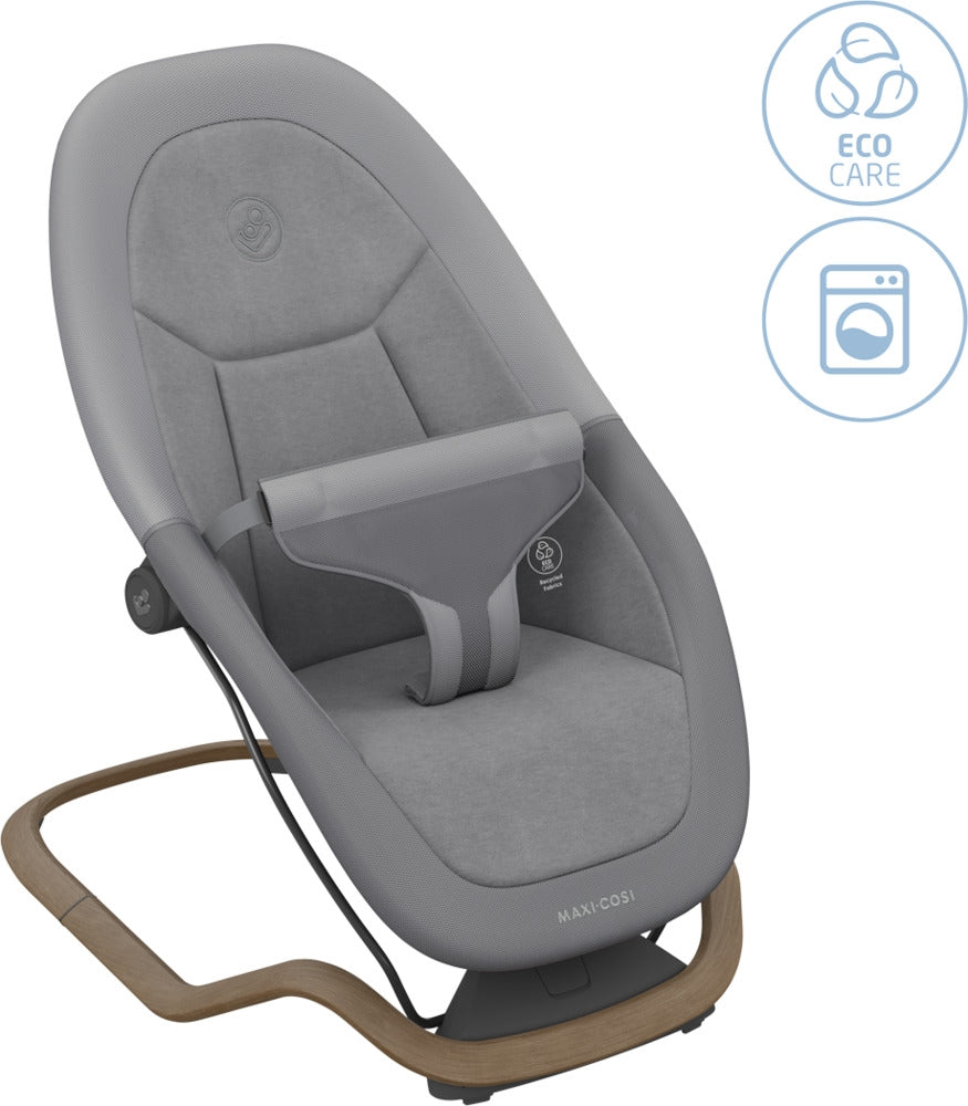Detalj av vibrasjonsknapp på Babyvipp Dove Pro Elegance Graphite