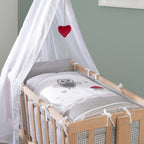 Babyvugge komplettsett Adam & Eule med nest