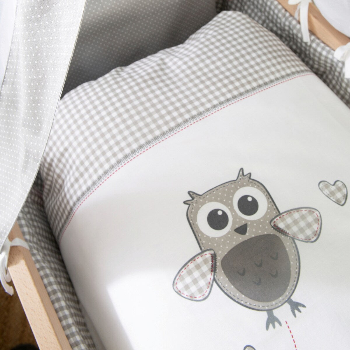 Babyvugge komplettsett Adam & Eule himmelstang detalj
