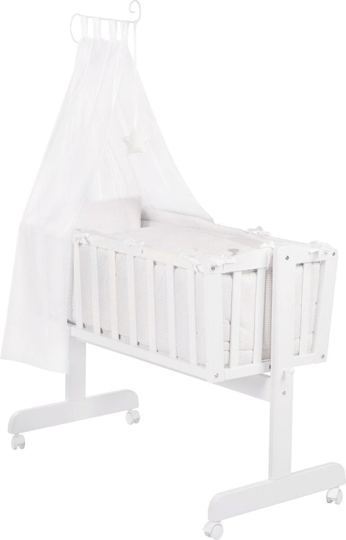 Babyvugge komplettsett Fox & Bunny med himmel fra foran