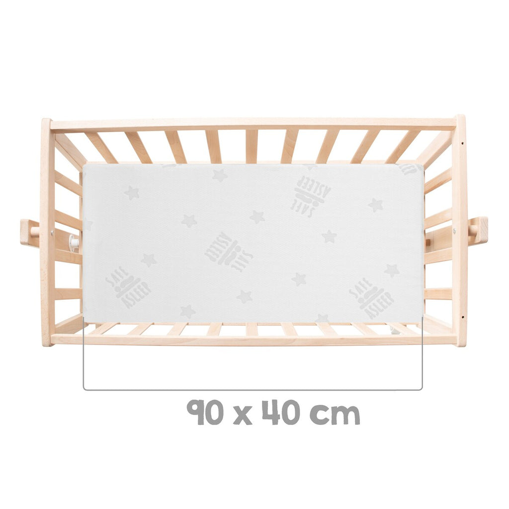Babyvugge komplettsett Sternenzauber grå 90x40 cm helhetsbilde