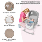Babyvugge Lovi 3-i-1 reiseseng 88x61 cm, opptil 9 kg - Kinderkraft